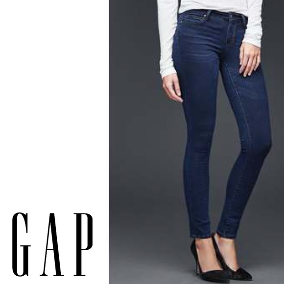 GAP Denim - GAP 1969 Always Skinny Jeans size 27 Dark wash